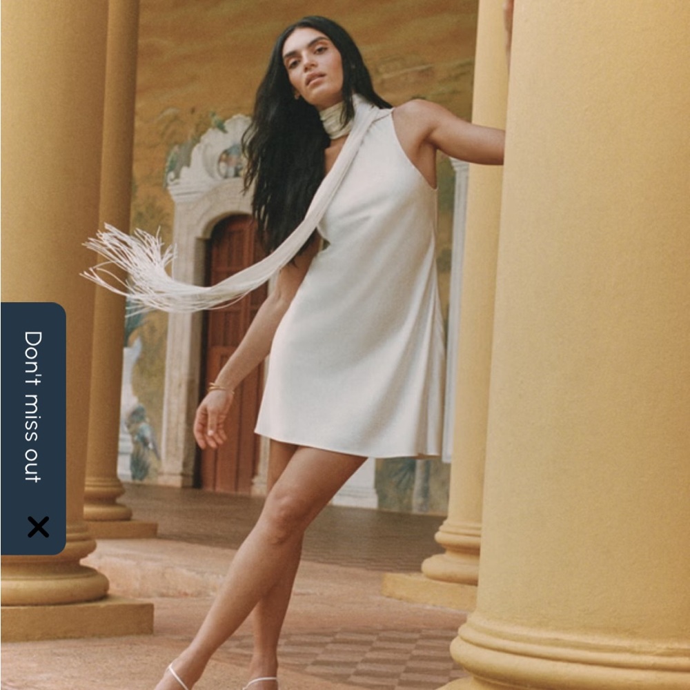 Abercrombie & Fitch White Mini Dress